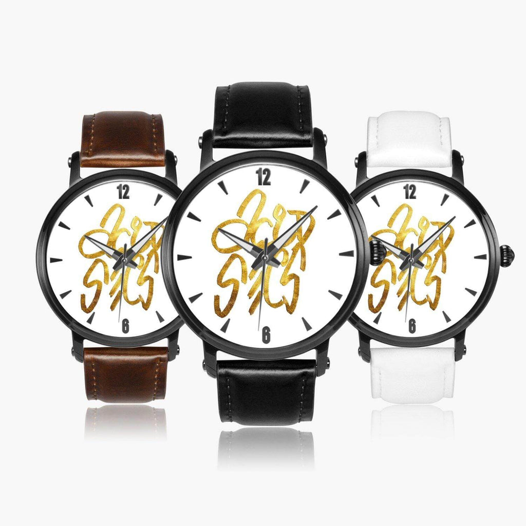 Acid Secs 46mm Unisex Analogue Leather Watch
Acid Secs Productions Inc.
Acid Secs 46mm Unisex Analogue Leather Watch 'Your every second counts!' says a classic analogue leather watch. Without the need for a battery, it is powered by a high-quality automatic mechanical movement. It is perfect for business and all events because of its precise and accurate timing, as well as its exquisite style and looks. This well-crafted genuine leather watch is the perfect gift for anyone, including yourself! Key Features