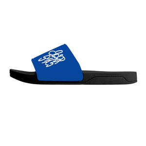 Ouvrir l&#39;image dans le diaporama, Acid Secs Slide Sandals - Dark Blue
