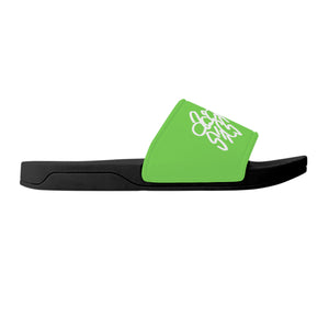 Acid Secs Slide Sandals - Lime Green