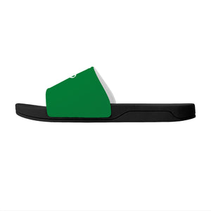 Acid Secs Slide Sandals - Forest Green