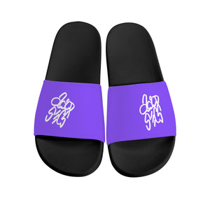 Acid Secs Slide Sandals - Purple