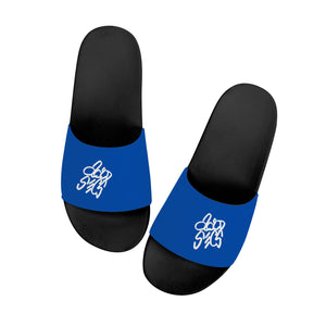 Acid Secs Slide Sandals - Dark Blue