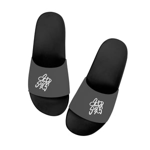 Acid Secs Slide Sandals - Dark Grey