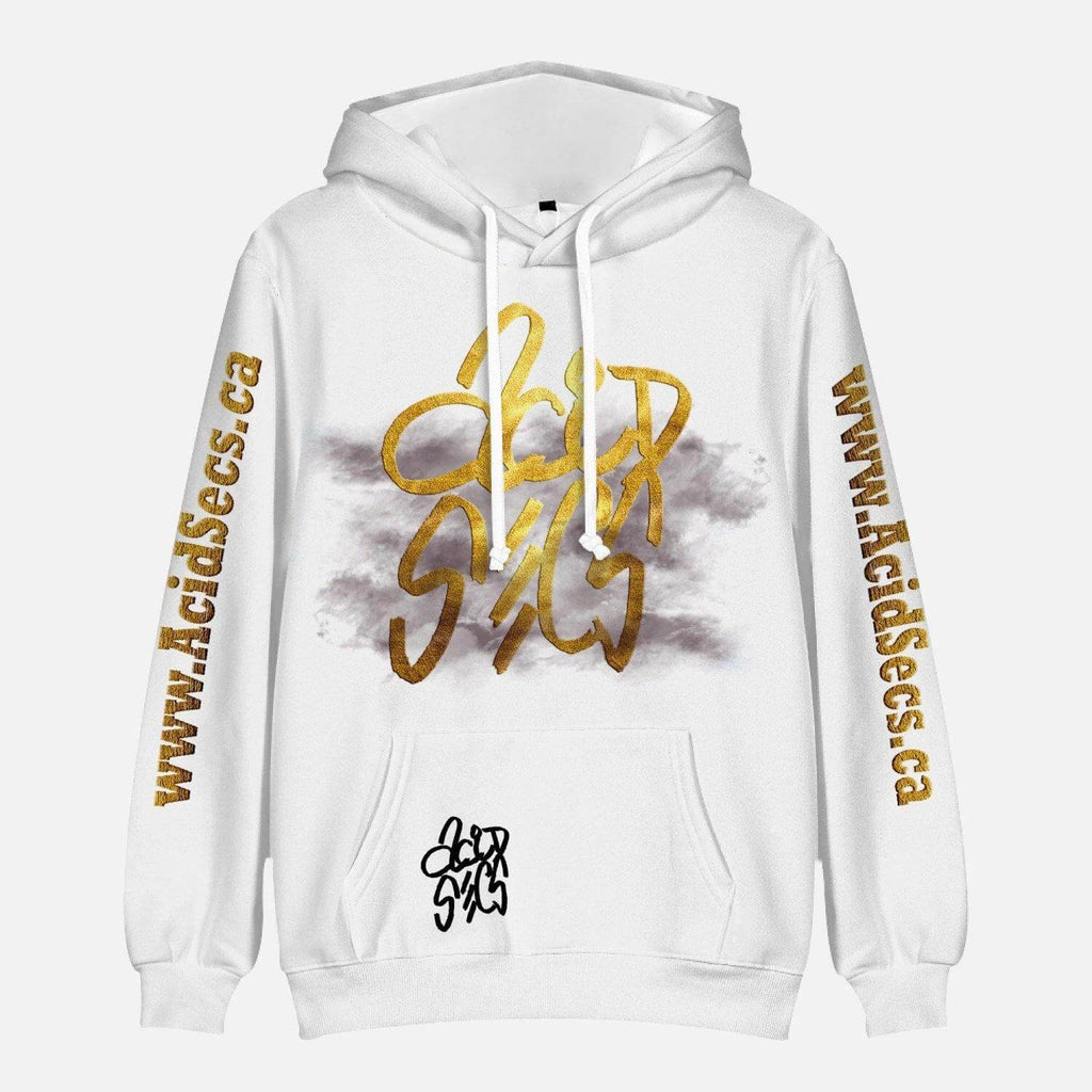 Acid Secs Smokey Hoodie
Acid Secs Productions Inc.
Acid Secs Smokey Hoodie It's about that time. Be bold, be unique. Be yourself. Stand out. This Acid Secs hoodie (or can we just call it a piece of art?) is a number one seller in our stores, and as you can see, it's very popular for good reason. It's stylish, it's comfortable and of course, it's a Starter Brand. You'll never regret wearing an Acid Secs product. So a hoodie that makes your day better. Sounds like a dream, right? You can still have it - it's