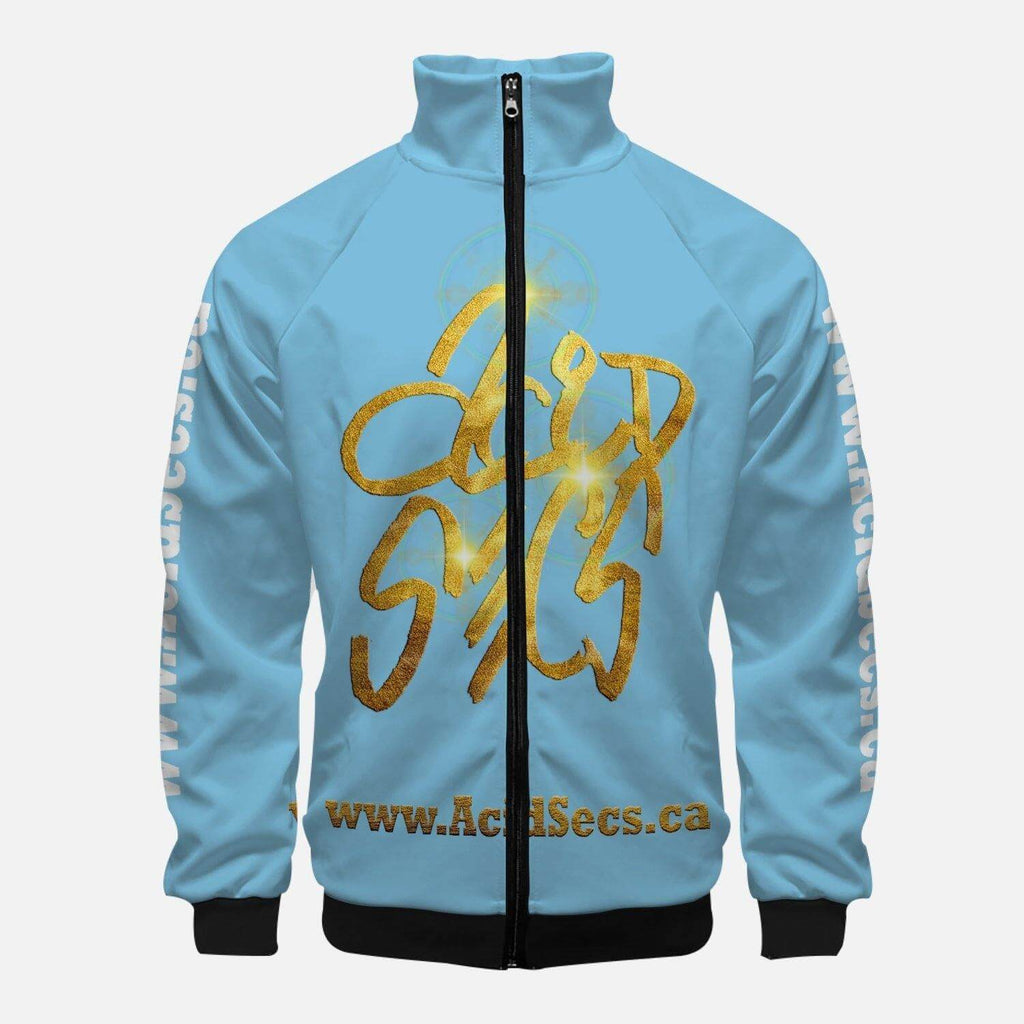 Acid Secs Collared Light Zip-up Jacket
Acid Secs Productions Inc.
Acid Secs Collared Light Zip-up Jacket This spring/fall jacket is built to be the perfect everyday companion. It boasts a stand collar - perfect for keeping the wind out when it's chilly. Keep warm in the wind, rain and cold, by zipping up tight with your new everyday jacket. This jacket gives you a casual but always stylish look, day or night. Made from a durable yet flexible polyester blend fabric, it's a timeless style that will withstand