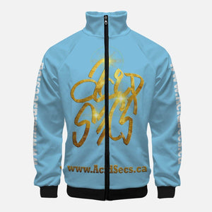 Ouvrir l&#39;image dans le diaporama, Acid Secs Collared Light Zip-up Jacket
Acid Secs Productions Inc.
Acid Secs Collared Light Zip-up Jacket This spring/fall jacket is built to be the perfect everyday companion. It boasts a stand collar - perfect for keeping the wind out when it&#39;s chilly. Keep warm in the wind, rain and cold, by zipping up tight with your new everyday jacket. This jacket gives you a casual but always stylish look, day or night. Made from a durable yet flexible polyester blend fabric, it&#39;s a timeless style that will withstand
