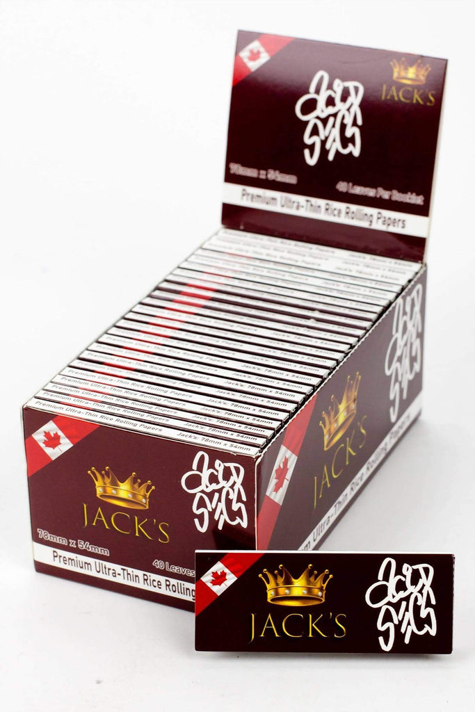 Acid Secs Jack's Rolling Papers - Packs
Acid Secs Productions Inc.
The Acid Secs Jack's Rolling Papers are Ultra-Thin Rice Rolling Papers. They are 78mm x 54mm, 13gsm, 40 leaves per pack.
1-1/4, 100 bucks, 100 dollar, 100% silver, 24K, 24K gold, 24K Gold Rolling Papers, 420, Accessories, accessory, Acid Productions Inc, Acid Secs, Acid Secs Jack's, Acid Secs King's, Acid Secs Productions, addicted, apple pie, banana, birthday, blunts, Bundles, cannabis, cigars, clear, cream, dollar, dollar bill, filter, fla