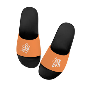 Acid Secs Slide Sandals - Light Orange