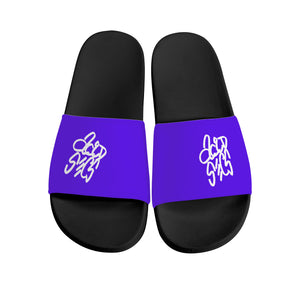 Acid Secs Slide Sandals - Deep Purple