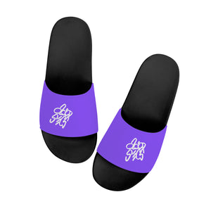 Acid Secs Slide Sandals - Purple
