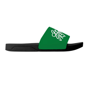 Acid Secs Slide Sandals - Forest Green