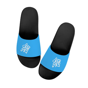 Acid Secs Slide Sandals - Light Blue