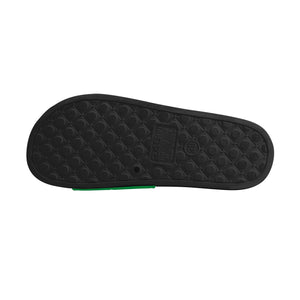 Acid Secs Slide Sandals - Forest Green