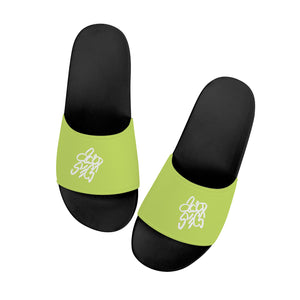 Acid Secs Slide Sandals - Pale Green